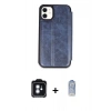 MARSİLYAN™- iPhone 11 Kılıf Zirve Yansıma Serisi - Siyah Joko Magic 5D Cam + PVD Metal Kamera Lens - MI