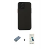 MARSİLYAN™- iPhone 11 Pro Kılıf Ahenk Çizgi Serisi - Şeffaf Pasifik Cam Ekran Koruyucu + Shine Kamera Lens Koruma Cam - GS