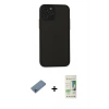 MARSİLYAN™- iPhone 11 Pro Kılıf Ahenk Çizgi Serisi - Siyah 20D Premium Cam Ekran Koruyucu + Shine Kamera Lens Koruma Cam - MI