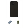 MARSİLYAN™- iPhone 11 Pro Kılıf Ahenk Çizgi Serisi - Siyah Joko Magic 5D Hayalet Cam + Shine Kamera Lens Koruma Cam - MI