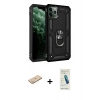 MARSİLYAN™- iPhone 11 Pro Kılıf Ahenk Klasik Koleksiyonu - Şeffaf Pasifik Cam Ekran Koruyucu + Renkli Kamera Lens Koruma Cam - YL