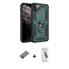 MARSİLYAN™- iPhone 11 Pro Kılıf Ahenk Klasik Koleksiyonu - Şeffaf Pasifik Cam Ekran Koruyucu + Shine Kamera Lens Koruma Cam - SH