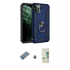 MARSİLYAN™- iPhone 11 Pro Kılıf Ahenk Klasik Koleksiyonu - Siyah 20D Premium Cam Ekran Koruyucu + Shine Kamera Lens Koruma Cam - MI