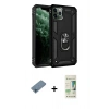 MARSİLYAN™- iPhone 11 Pro Kılıf Ahenk Klasik Koleksiyonu - Siyah 20D Premium Cam Ekran Koruyucu + Shine Kamera Lens Koruma Cam - MI