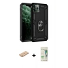 MARSİLYAN™- iPhone 11 Pro Kılıf Ahenk Klasik Koleksiyonu - Siyah 20D Premium Cam Ekran Koruyucu + Renkli Kamera Lens Koruma Cam - TU