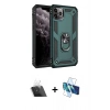 MARSİLYAN™- iPhone 11 Pro Kılıf Ahenk Klasik Koleksiyonu - Siyah 3D Antistatik Seramik Nano Ekran Koruyucu + Kamera Lens Koruma Cam - SF