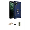 MARSİLYAN™- iPhone 11 Pro Kılıf Ahenk Klasik Koleksiyonu - Siyah Joko Magic 5D Hayalet Cam + Renkli Kamera Lens Koruma Cam - YL