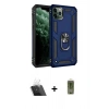 MARSİLYAN™- iPhone 11 Pro Kılıf Ahenk Klasik Koleksiyonu - Siyah Joko Magic 5D Hayalet Cam + Kamera Lens Koruma Cam - SF