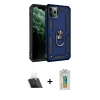 MARSİLYAN™- iPhone 11 Pro Kılıf Ahenk Klasik Koleksiyonu - Siyah Polymer Nano Ekran Koruyucu + Kamera Lens Koruma Cam - SF