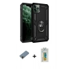 MARSİLYAN™- iPhone 11 Pro Kılıf Ahenk Klasik Koleksiyonu - Siyah Polymer Nano Ekran Koruyucu + Shine Kamera Lens Koruma Cam - GD