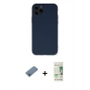 MARSİLYAN™- iPhone 11 Pro Kılıf Ahenk Serisi - Siyah 20D Premium Cam Ekran Koruyucu + Shine Kamera Lens Koruma Cam - MI