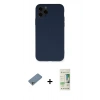 MARSİLYAN™- iPhone 11 Pro Kılıf Ahenk Serisi - Siyah 20D Premium Cam Ekran Koruyucu + Shine Kamera Lens Koruma Cam - GS