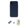 MARSİLYAN™- iPhone 11 Pro Kılıf Ahenk Serisi - Siyah 20D Premium Cam Ekran Koruyucu + Shine Kamera Lens Koruma Cam - SABE