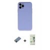 MARSİLYAN™- iPhone 11 Pro Kılıf Ahenk Serisi - Siyah 20D Premium Cam Ekran Koruyucu + Siyah Shine Kamera Lens Koruma Cam