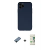 MARSİLYAN™- iPhone 11 Pro Kılıf Ahenk Serisi - Siyah 20D Premium Cam Ekran Koruyucu + Siyah Shine Kamera Lens Koruma Cam
