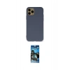 MARSİLYAN™- iPhone 11 Pro Kılıf Ahenk Serisi - Siyah 34D Izgaralı Cam