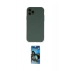 MARSİLYAN™- iPhone 11 Pro Kılıf Ahenk Serisi - Siyah 34D Izgaralı Cam
