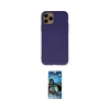 MARSİLYAN™- iPhone 11 Pro Kılıf Ahenk Serisi - Siyah 34D Izgaralı Cam
