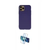 MARSİLYAN™- iPhone 11 Pro Kılıf Ahenk Serisi - Siyah 3D Antistatik Cam Ekran Koruyucu