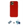 MARSİLYAN™- iPhone 11 Pro Kılıf Ahenk Serisi - Siyah 3D Antistatik Seramik Nano Ekran Koruyucu + Shine Kamera Lens Koruma Cam - MI