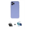 MARSİLYAN™- iPhone 11 Pro Kılıf Ahenk Serisi - Siyah 3D Antistatik Seramik Nano Ekran Koruyucu + Kamera Lens Koruma Cam - SF