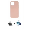 MARSİLYAN™- iPhone 11 Pro Kılıf Ahenk Serisi - Siyah 3D Antistatik Seramik Nano Ekran Koruyucu + Kamera Lens Koruma Cam - SF