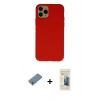 MARSİLYAN™- iPhone 11 Pro Kılıf Ahenk Serisi - Siyah 6D Mat Seramik Hayalet Nano Ekran Koruyucu + Shine Kamera Lens Koruma Cam - GS