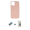 MARSİLYAN™- iPhone 11 Pro Kılıf Ahenk Serisi - Siyah 6D Mat Seramik Hayalet Nano Ekran Koruyucu + Shine Kamera Lens Koruma Cam - PE