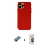 MARSİLYAN™- iPhone 11 Pro Kılıf Ahenk Serisi - Siyah 6D Mat Seramik Hayalet Nano Ekran Koruyucu + Shine Kamera Lens Koruma Cam - GD