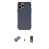MARSİLYAN™- iPhone 11 Pro Kılıf Ahenk Serisi - Siyah Joko Magic 5D Hayalet Cam + Shine Kamera Lens Koruma Cam - GS