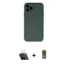 MARSİLYAN™- iPhone 11 Pro Kılıf Ahenk Serisi - Siyah Joko Magic 5D Hayalet Cam + Kamera Lens Koruma Cam - SF
