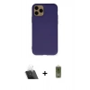 MARSİLYAN™- iPhone 11 Pro Kılıf Ahenk Serisi - Siyah Joko Magic 5D Hayalet Cam + Kamera Lens Koruma Cam - SF