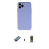 MARSİLYAN™- iPhone 11 Pro Kılıf Ahenk Serisi - Siyah Joko Magic 5D Hayalet Cam + Shine Kamera Lens Koruma Cam - SH
