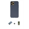 MARSİLYAN™- iPhone 11 Pro Kılıf Ahenk Serisi - Siyah Joko Magic 5D Hayalet Cam + Shine Kamera Lens Koruma Cam - SH