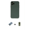MARSİLYAN™- iPhone 11 Pro Kılıf Ahenk Serisi - Siyah Joko Magic 5D Hayalet Cam + Shine Kamera Lens Koruma Cam - SH