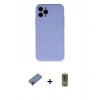 MARSİLYAN™- iPhone 11 Pro Kılıf Ahenk Serisi - Siyah Joko Magic 5D Hayalet Cam + Shine Kamera Lens Koruma Cam - PE