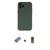 MARSİLYAN™- iPhone 11 Pro Kılıf Ahenk Serisi - Siyah Joko Magic 5D Hayalet Cam + Shine Kamera Lens Koruma Cam - MI