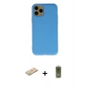 MARSİLYAN™- iPhone 11 Pro Kılıf Ahenk Serisi - Siyah Joko Magic 5D Hayalet Cam + Renkli Kamera Lens Koruma Cam - YL