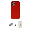 MARSİLYAN™- iPhone 11 Pro Kılıf Ahenk Serisi - Siyah Mat Seramik Nano Ekran Koruyucu + Shine Kamera Lens Koruma Cam - GS