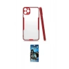 MARSİLYAN™- iPhone 11 Pro Kılıf Atlas Asil Serisi - Siyah 34D Izgaralı Cam