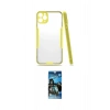 MARSİLYAN™- iPhone 11 Pro Kılıf Atlas Asil Serisi - Siyah 34D Izgaralı Cam