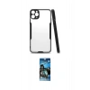MARSİLYAN™- iPhone 11 Pro Kılıf Atlas Asil Serisi - Siyah 34D Izgaralı Cam