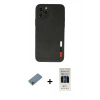 MARSİLYAN™- iPhone 11 Pro Kılıf Doruk Asil Koleksiyonu - Siyah 5D Hayalet Cam Ekran Koruyucu + Shine Kamera Lens Koruma Cam - SABE