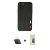 MARSİLYAN™- iPhone 11 Pro Kılıf Doruk Asil Koleksiyonu - Siyah 6D Mat Seramik Hayalet Nano Ekran Koruyucu + Kamera Lens Koruma Cam - SF