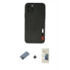 MARSİLYAN™- iPhone 11 Pro Kılıf Doruk Asil Koleksiyonu - Siyah 6D Mat Seramik Hayalet Nano Ekran Koruyucu + Shine Kamera Lens Koruma Cam - PE