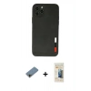 MARSİLYAN™- iPhone 11 Pro Kılıf Doruk Asil Koleksiyonu - Siyah 6D Mat Seramik Hayalet Nano Ekran Koruyucu + Shine Kamera Lens Koruma Cam - GD