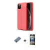 MARSİLYAN™- iPhone 11 Pro Kılıf Doruk Klasik Özel Seri - Siyah 34D Hayalet Izgaralı Cam + Shine Kamera Lens Koruma Cam - SABE