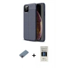 MARSİLYAN™- iPhone 11 Pro Kılıf Doruk Klasik Özel Seri - Siyah 5D Hayalet Cam Ekran Koruyucu + Shine Kamera Lens Koruma Cam - PE