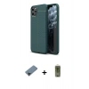 MARSİLYAN™- iPhone 11 Pro Kılıf Doruk Klasik Özel Seri - Siyah Joko Magic 5D Hayalet Cam + Shine Kamera Lens Koruma Cam - SH