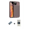 MARSİLYAN™- iPhone 11 Pro Kılıf Eksen Form Prime - Siyah 5D Hayalet Cam Ekran Koruyucu + Shine Kamera Lens Koruma Cam - SH